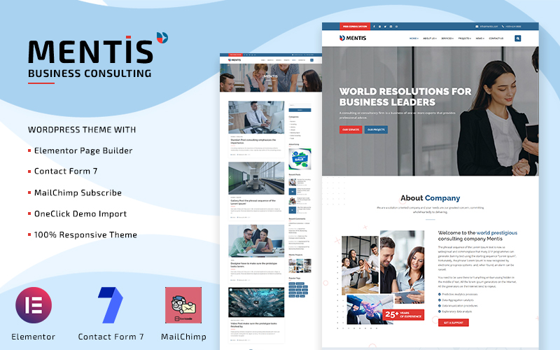 Mentis WordPress Theme Thumb